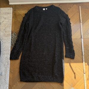 GAP Charcoal Knit Sweater Dress